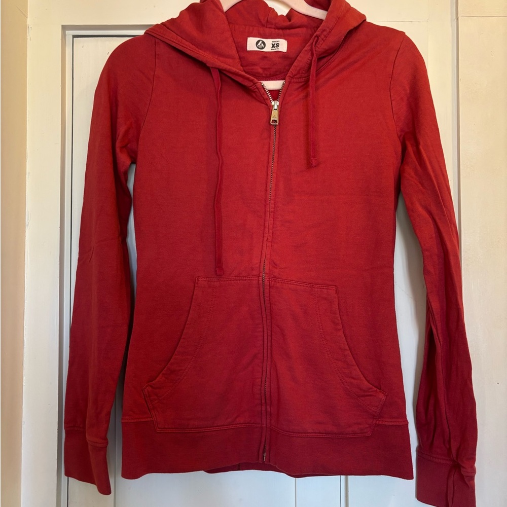 American Giant Classic Red Women's Hoodie